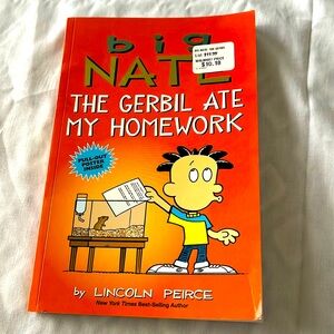 This Big Nate The Gerbil ate my homework. This book is brand new.